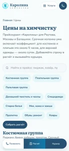 Химчистка «Каролина» — Мобильная: внутренняя
